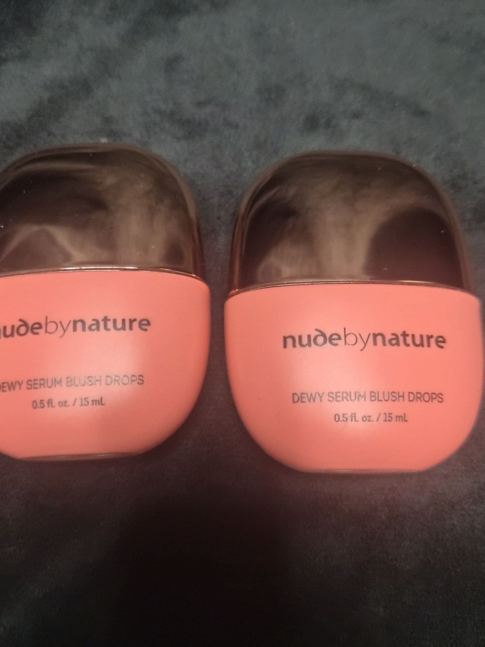 Nude by Nature Dewy Serum Blush Drops - Peach Crush 2 Pack